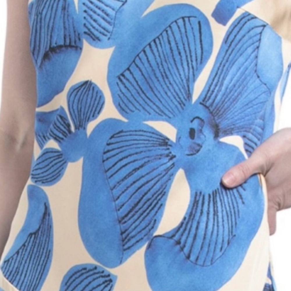 Corey Lynn Calter Satin Floral Dress - Picture 4 of 6